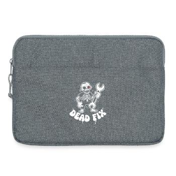 Skeleton with wrench - Laptop bag 15" - heather grey - Front