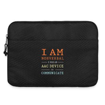 AAC Communication SLP Langue des signes - Sacoche pour ordinateur portable 15 pouces - noir - Devant