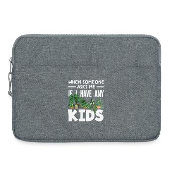 Garten- Und Pflanzenliebhaber Geschenke - Laptoptasche 15" - Grau meliert - Vorne