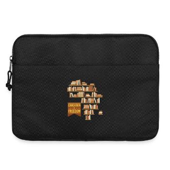 L’éducation, c’est la liberté – Black History Pride - Sacoche pour ordinateur portable 15 pouces - noir - Devant