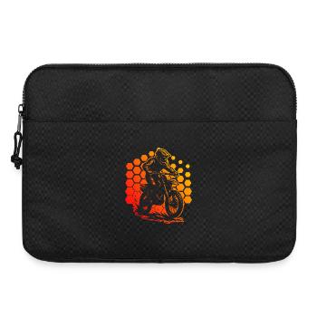 Conception compacte du motocross - Sacoche pour ordinateur portable 15 pouces - noir - Devant