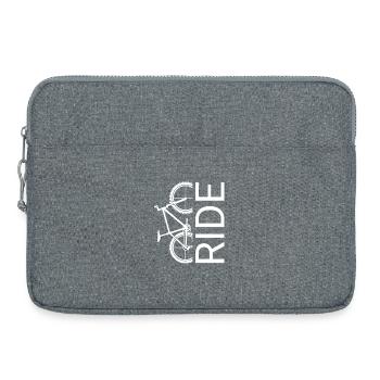 Ride Bike Art - Sacoche pour ordinateur portable 15 pouces - gris chiné - Devant