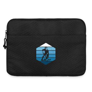 Characterful floorball design - Laptop bag 15" - black - Front