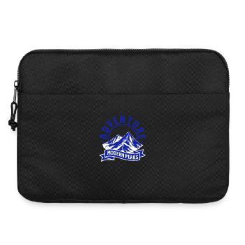 Modern Mountain Adventure Peaks Logo - Sacoche pour ordinateur portable 15 pouces - noir - Devant