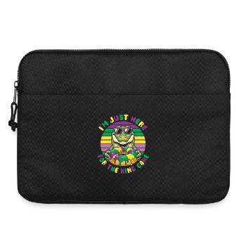 King Cake Mardi Gras Aligator - Laptop bag 15" - black - Front