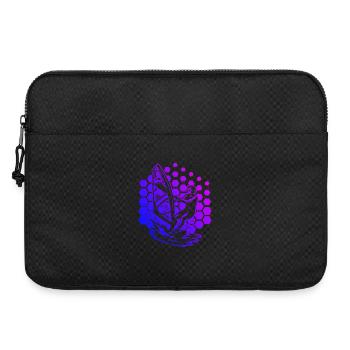 Klare Windsurfing Botschaft - Laptoptasche 15" - Schwarz - Vorne