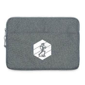 Running Fokus pur - Laptoptasche 15" - Grau meliert - Vorne