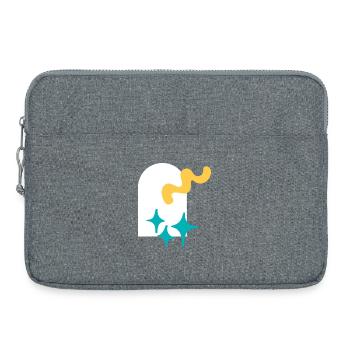 Funkelnde Formen Explosion - Laptoptasche 15" - Grau meliert - Vorne