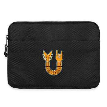 U-Shape Guitar & Rock Hand - Laptop bag 15" - black - Front