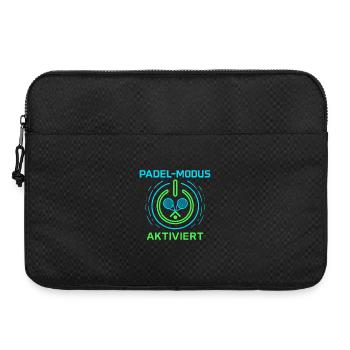 Padel-Modus aktiviert - Laptoptasche 15" - Schwarz - Vorne