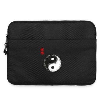 Yin et Yang - Sacoche pour ordinateur portable 15 pouces - noir - Devant