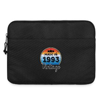 Made in 1993 Vintage Anniversaire - Sacoche pour ordinateur portable 15 pouces - noir - Devant