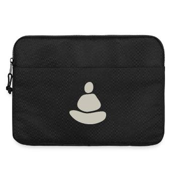 Méditation Zen Minimaliste - Sacoche pour ordinateur portable 15 pouces - noir - Devant