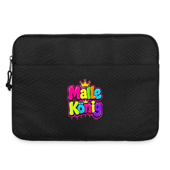Königliche Farbgraffiti Kollektion - Laptoptasche 15" - Schwarz - Vorne
