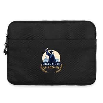 Graduate 2026 with a diploma - Laptop bag 15" - black - Front