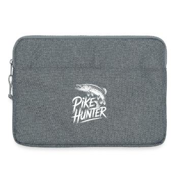 Raubfisch Angler - Laptoptasche 15" - Grau meliert - Vorne