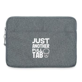 Just another can tab probing garbage - Laptop bag 15" - heather grey - Front