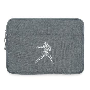Graphismes Boxer - Sacoche pour ordinateur portable 15 pouces - gris chiné - Devant