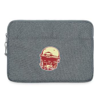 Casque de football américain - Sacoche pour ordinateur portable 15 pouces - gris chiné - Devant