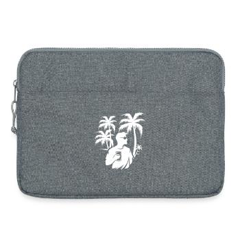 Fête Silhouette Holiday - Sacoche pour ordinateur portable 15 pouces - gris chiné - Devant