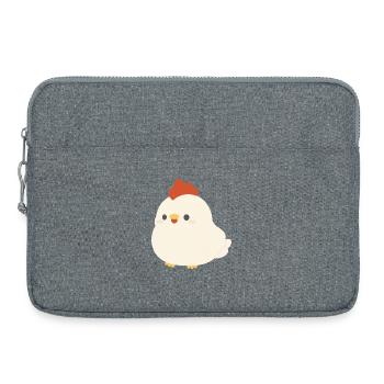 Chicken - Laptop bag 15" - heather grey - Front