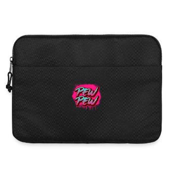 Pew Pew Pink Graffiti Street Art Cool Lustig Gesch - Laptoptasche 15" - Schwarz - Vorne