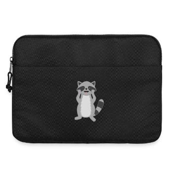 Waschbär Waschbären - Laptoptasche 15" - Schwarz - Vorne