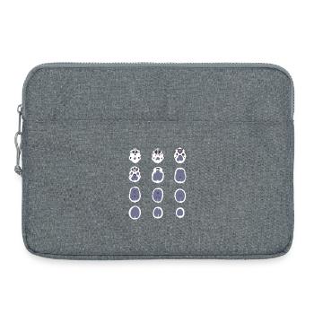 Bild von MRT Scanner Geschenk Manip Radio Radiologie - Laptoptasche 15" - Grau meliert - Vorne