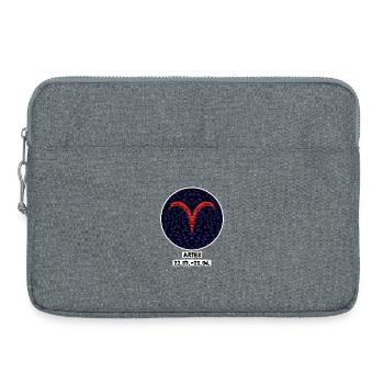 Aries 21.03.-20.04. - Laptop bag 15" - heather grey - Front