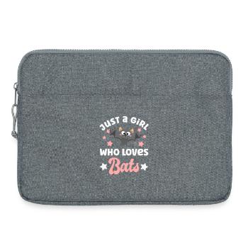 Bat Bats - Laptop bag 15" - heather grey - Front