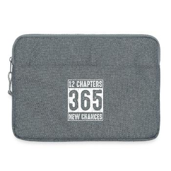 365 Neue Chancen: 12 Kapitel - Laptoptasche 15" - Grau meliert - Vorne