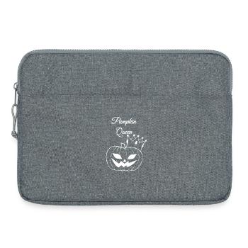 Reine de la citrouille - Sacoche pour ordinateur portable 15 pouces - gris chiné - Devant