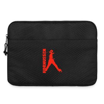 Hornussen - Laptop bag 15" - black - Front