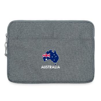 Australien - Laptoptasche 15" - Grau meliert - Vorne