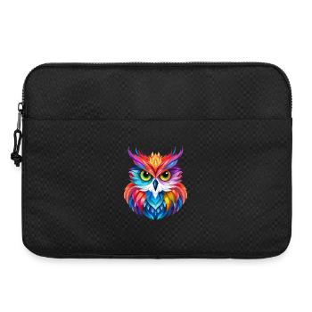 Conception de hibou - Sacoche pour ordinateur portable 15 pouces - noir - Devant