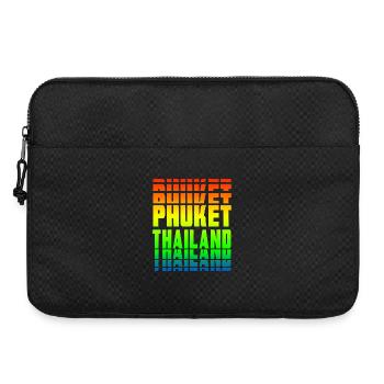 Phuket Thailand Regenbogen Design - Laptoptasche 15" - Schwarz - Vorne