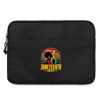 Célébration du Juneteenth : 19 juin 1865, Liberté - Sacoche pour ordinateur portable 15 pouces - noir - Devant