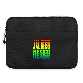 Jalisco Mexico rainbow design - Laptop bag 15" - black - Front