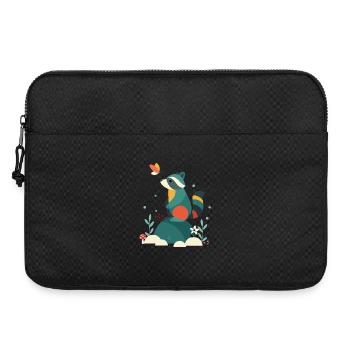 raton laveur et papillon mignon motif animal des bois - Sacoche pour ordinateur portable 15 pouces - noir - Devant