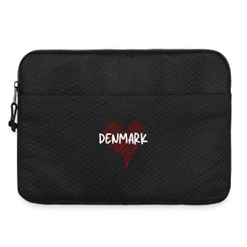 J’adore le Danemark, fier Danois - Sacoche pour ordinateur portable 15 pouces - noir - Devant