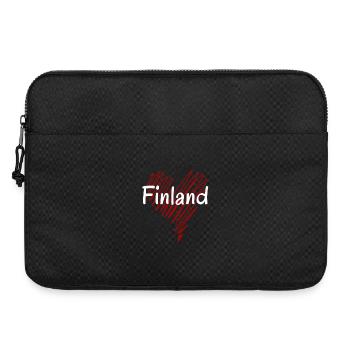 I love Finland, Finnish pride - Laptop bag 15" - black - Front