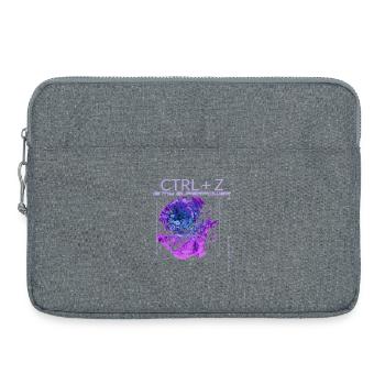 CTRL+Z est mon superpouvoir - Sacoche pour ordinateur portable 15 pouces - gris chiné - Devant
