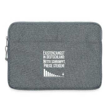 La peur existentielle en Allemagne - Sacoche pour ordinateur portable 15 pouces - gris chiné - Devant