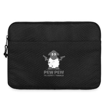 Sheep with guns - Laptop bag 15" - black - Front