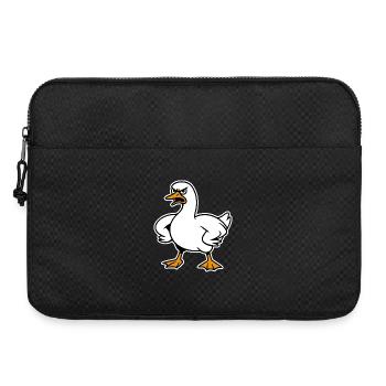 Lustige wütende Gans - Laptoptasche 15" - Schwarz - Vorne