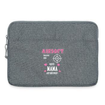 Airsoft Meilleure Maman Maman Fête des Mères Anniversaire - Sacoche pour ordinateur portable 15 pouces - gris chiné - Devant