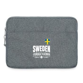 Schweden Nordischer Geist - Laptoptasche 15" - Grau meliert - Vorne