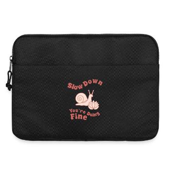Slow down: you can handle it - Laptop bag 15" - black - Front