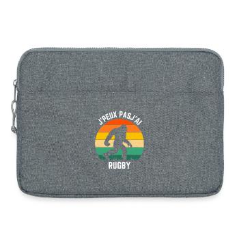 Sasquatch Rugby Retro Sun - Laptop bag 15" - heather grey - Front