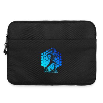 Classic running motif - Laptop bag 15" - black - Front